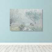 Alfred Sisley - Fog, Voisins Canvas Afdruk (Insitu (Houten vloer))