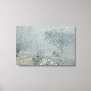 Alfred Sisley - Fog, Voisins Canvas Afdruk