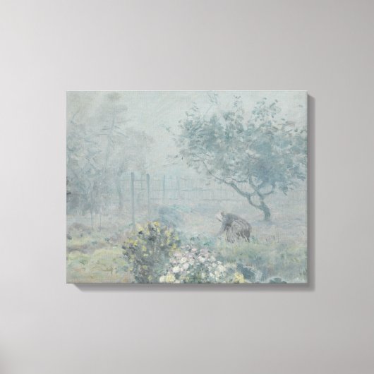 Alfred Sisley - Fog, Voisins Canvas Afdruk (Voorkant)