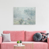 Alfred Sisley - Fog, Voisins Canvas Afdruk (Insitu (Woonkamer))
