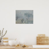 Alfred Sisley - Fog, Voisins Poster (Keuken)