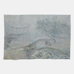 Alfred Sisley - Fog, Voisins Theedoek