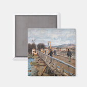 Alfred Sisley - Footbridge in Argenteuil Magneet (Voorkant / Achterkant)