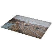 Alfred Sisley - Footbridge in Argenteuil Snijplank (Hoek)