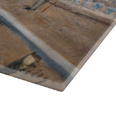 Alfred Sisley - Footbridge in Argenteuil Snijplank (Hoek)