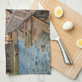 Alfred Sisley - Footbridge in Argenteuil Theedoek (Quarter Fold)