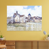 Alfred Sisley Gebouwen en bruggen met water Canvas Afdruk (Insitu (Woonkamer))