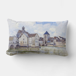 Alfred Sisley Gebouwen en bruggen met water Kussen