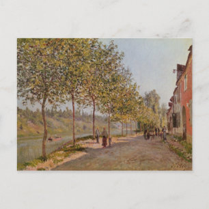 Alfred Sisley Goedemorgen in Saint-Mammes Briefkaart