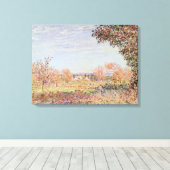 Alfred Sisley | Goedemorgen september Canvas Afdruk (Insitu (Houten vloer))