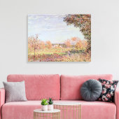 Alfred Sisley | Goedemorgen september Canvas Afdruk (Insitu (Woonkamer))