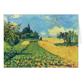 Alfred Sisley Grain Fields Argenteuil