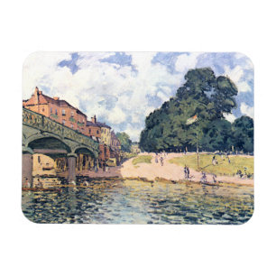 Alfred Sisley Hampton Court Bridge Magneet