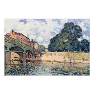 Alfred Sisley Hampton Court Bridge Perfect Poster