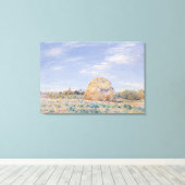 Alfred Sisley | Haystack op de Banken van de Loing Canvas Afdruk (Insitu (Houten vloer))