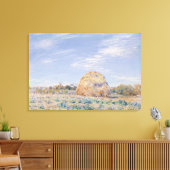 Alfred Sisley | Haystack op de Banken van de Loing Canvas Afdruk (Insitu (Woonkamer))