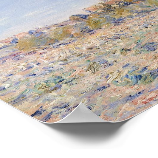 Alfred Sisley | Haystack op de Banken van de Loing Poster (Hoek)