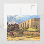 Alfred Sisley Het Aquaduct van Marly Briefkaart (Voorkant / Achterkant)