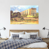 Alfred Sisley Het Aquaduct van Marly Canvas Afdruk (Insitu (Slaapkamer))