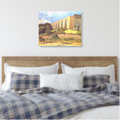 Alfred Sisley Het Aquaduct van Marly Canvas Afdruk (Insitu (Slaapkamer))