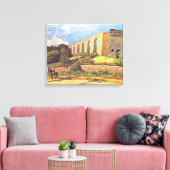 Alfred Sisley Het Aquaduct van Marly Canvas Afdruk (Insitu (Woonkamer))