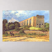 Alfred Sisley Het Aquaduct van Marly Poster (Voorkant)