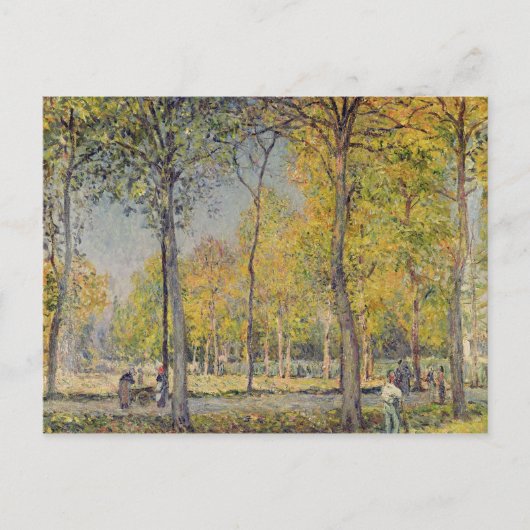 Alfred Sisley | het Bois de Boulogne Briefkaart (Voorkant)