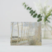Alfred Sisley - Het kanaal van Loing Briefkaart (Staand voorkant)