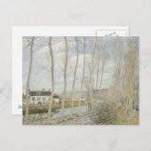 Alfred Sisley - Het kanaal van Loing Briefkaart (Voorkant / Achterkant)
