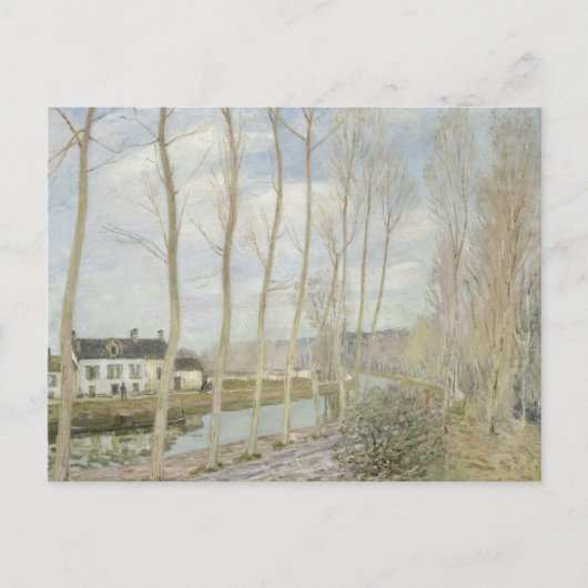 Alfred Sisley - Het kanaal van Loing Briefkaart (Voorkant)