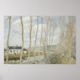 Alfred Sisley - Het kanaal van Loing Poster