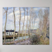 Alfred Sisley Het kanaal van Loing Poster (Voorkant)