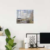 Alfred Sisley Het kanaal van Loing Poster (Thuiskantoor)