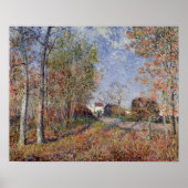 Alfred Sisley | Hoek van de Bossen in Sablons Poster (Voorkant)