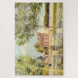 Alfred Sisley Huizen aan de oevers van de Loing Legpuzzel