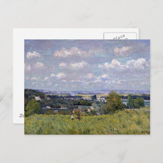 Alfred Sisley | Kombuis van de Seine in St-Cloud Briefkaart (Voorkant / Achterkant)