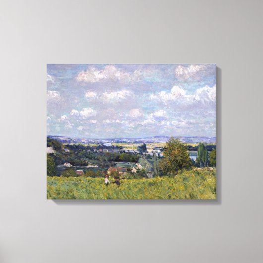Alfred Sisley | Kombuis van de Seine in St-Cloud Canvas Afdruk (Voorkant)