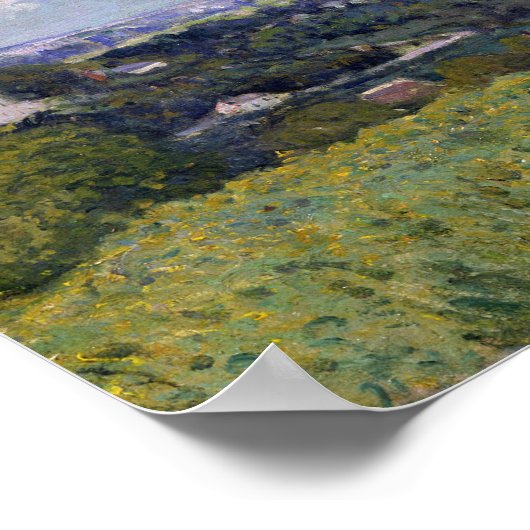 Alfred Sisley | Kombuis van de Seine in St-Cloud Poster (Hoek)