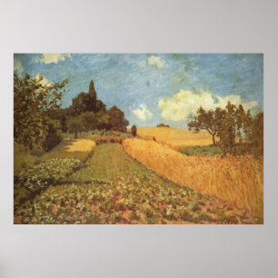 Alfred Sisley Kornfeld 1873 - Cornfield Oil Poster
