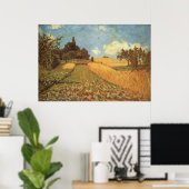 Alfred Sisley Kornfeld 1873 - Cornfield Oil Poster (Thuiskantoor)