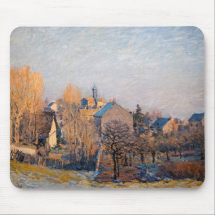 Alfred Sisley - Koude ochtend in Louveciennes Muismat