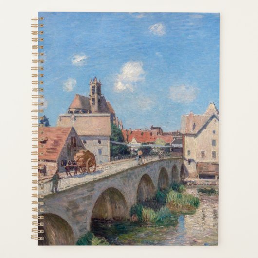 Alfred Sisley kunstwerk - Le Pont de Moret Planner (Voorkant)