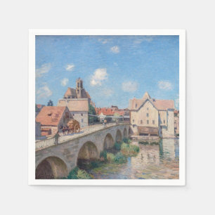 Alfred Sisley kunstwerk - Le Pont de Moret Servet