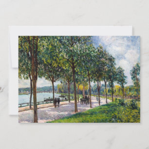 Alfred Sisley - Laan met kastanjebomen Kaart