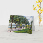 Alfred Sisley - Laan met kastanjebomen Kaart (Gele Bloem)