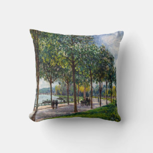 Alfred Sisley - Laan met kastanjebomen Kussen