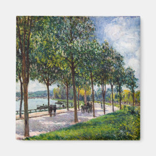 Alfred Sisley - Laan met kastanjebomen Magneet