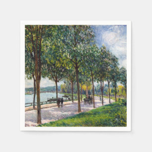 Alfred Sisley - Laan met kastanjebomen Servet
