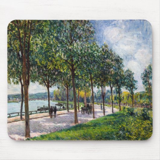 Alfred Sisley - Laan van Kastanjebomen Muismat (Voorkant)