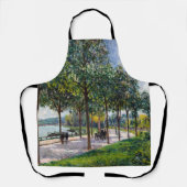 Alfred Sisley - Laan van Kastanjebomen Schort (Voorkant)